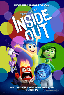 Inside Out - a Pixar film about emotions and mental health.